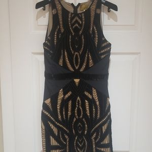 Black Velvet and Lace Gown